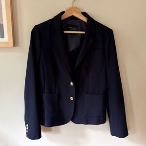 Classic preppy navy blue blazer - Banana Republic